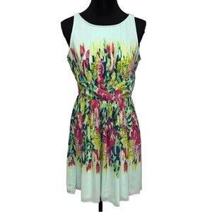 Dressbarn Sleeveless Floral Dress Size 8